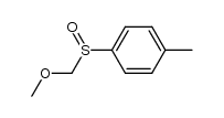 α-Metoxymethyl-p-toluylsulfoxid Structure