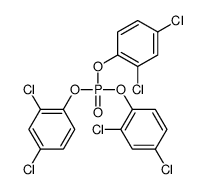 tris(2,4-dichlorophenyl) phosphate结构式