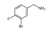(3-溴-4-氟苯基)甲胺结构式