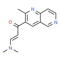 (E)-3-(DIMETHYLAMINO)-1-(2-METHYL-1,6-NAPHTHYRIDIN-3-YL)PROP-2-EN-1-ONE structure