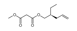 methyl (S)-(2-ethyl-4-pentenyl)malonate Structure