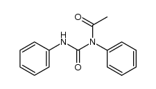 methyl α,χ-diphenylallophanate Structure