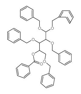 Arabinose,2,3,5-tri-O-benzyl-, dibenzyl acetal, benzoate, D- (8CI) structure