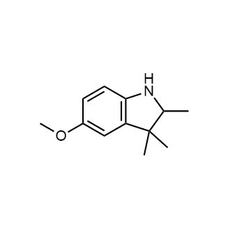 5-Methoxy-2,3,3-trimethylindolenine structure