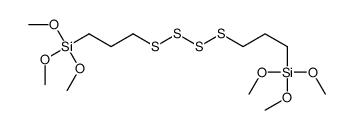 3,3,14,14-tetramethoxy-2,15-dioxa-7,8,9,10-tetrathia-3,14-disilahexadecane Structure