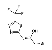 2-bromo-N-[5-(trifluoromethyl)-1,3,4-thiadiazol-2-yl]acetamide Structure