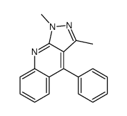 1,3-dimethyl-4-phenylpyrazolo[3,4-b]quinoline结构式