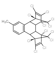 2-methylnaphthalene-bis(hexachlorocyclopentadiene) adduct Structure