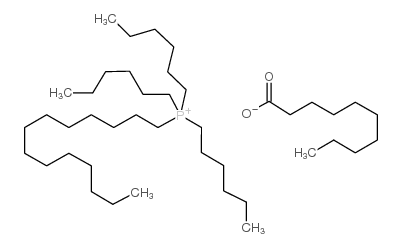 decanoate,trihexyl(tetradecyl)phosphanium Structure