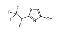 2-(1,2,2,2-tetrafluoroethyl)-1,3-thiazol-4-ol Structure