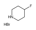 4-Fluoropiperidine hydrobromide (1:1)结构式