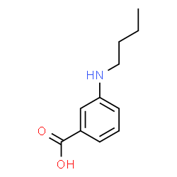 Benzoic acid, 3-(butylamino)- (9CI)结构式