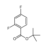 2,4-二氟苯甲酸叔丁酯结构式