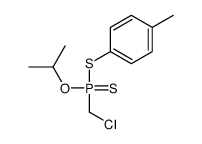 (Chloromethyl)phosphonodithioic acid O-isopropyl S-(p-tolyl) ester Structure