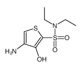 4-amino-N,N-diethyl-3-hydroxythiophene-2-sulfonamide结构式