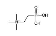 trimethyl(2-phosphonoethyl)azanium Structure