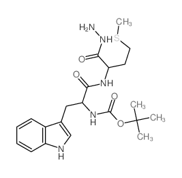 tert-butyl N-[1-[[1-(hydrazinecarbonyl)-3-methylsulfanyl-propyl]carbamoyl]-2-(1H-indol-3-yl)ethyl]carbamate picture