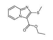 ethyl 2-methylthioimidazo<1,2-a>pyridine-3-carboxylate结构式