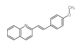 Quinoline,2-[2-(4-methoxyphenyl)ethenyl]- picture