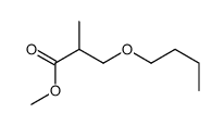 methyl 3-butoxy-2-methylpropanoate结构式