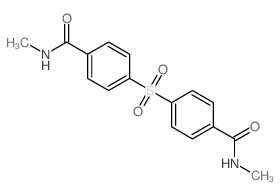 Benzamide,4,4'-sulfonylbis[N-methyl- Structure