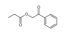 2-oxo-2-phenylethyl propionate结构式
