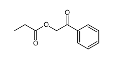 2-oxo-2-phenylethyl propionate Structure