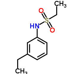 Ethanesulfonamide, N-(3-ethylphenyl)- (9CI) structure