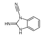 (9ci)-2-氨基-1H-苯并咪唑-1-甲腈结构式