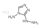 3-hydrazinyl-1,2,4-triazol-4-amine结构式