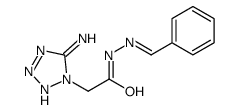 2-(5-aminotetrazol-1-yl)-N-[(E)-benzylideneamino]acetamide Structure