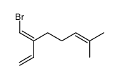 (3E)-3-bromomethylene-7-methyl-1,6-octadiene结构式