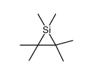 1,1,2,2,3,3-hexamethylsilirane Structure