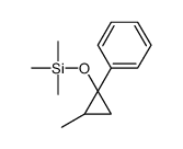 trimethyl-(2-methyl-1-phenylcyclopropyl)oxysilane Structure