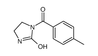 1-(4-methylbenzoyl)imidazolidin-2-one结构式