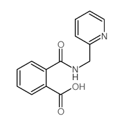 2-(pyridin-2-ylmethylcarbamoyl)benzoic acid结构式