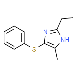 1H-Imidazole,2-ethyl-4-methyl-5-(phenylthio)-(9CI) structure