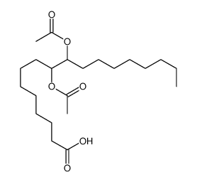 9,10-bis(acetoxy)octadecanoic acid结构式