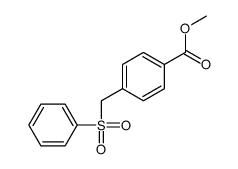 methyl 4-(benzenesulfonylmethyl)benzoate Structure