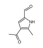 4-acetyl-5-methyl-1H-pyrrole-2-carbaldehyde结构式