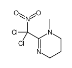 2-[dichloro(nitro)methyl]-1-methyl-5,6-dihydro-4H-pyrimidine结构式