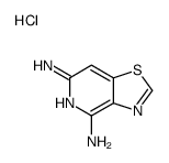 [1,3]thiazolo[4,5-c]pyridine-4,6-diamine,hydrochloride Structure
