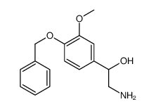 α-(Aminomethyl)-3-Methoxy-4-(phenylmethoxy)-benzeneMethanol Structure