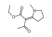 ethyl 2-(1-methylpyrrolidin-2-ylidene)-3-oxobutanoate Structure