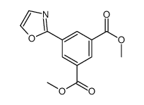 dimethyl 5-(1,3-oxazol-2-yl)benzene-1,3-dicarboxylate结构式