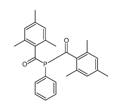 [phenyl-(2,4,6-trimethylbenzoyl)phosphanyl]-(2,4,6-trimethylphenyl)methanone Structure