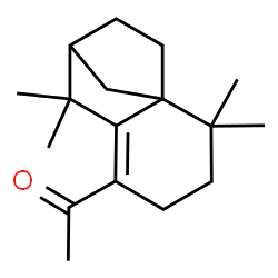 1-[[(2S)-1,3,4,5,6,7-Hexahydro-1,1,5,5-tetramethyl-2H-2α,4aα-methanonaphthalen]-8-yl]ethanone structure