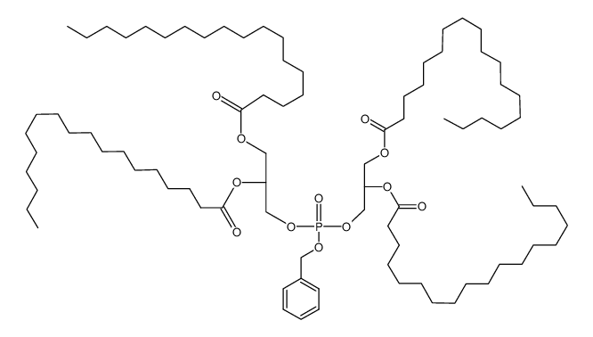 Benzyl-bis-(2,3-distearoyl-1-glycero)phosphat结构式