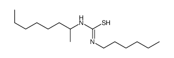 1-hexyl-3-octan-2-ylthiourea结构式