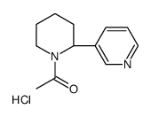 1-[(2S)-2-pyridin-3-ylpiperidin-1-yl]ethanone,hydrochloride Structure